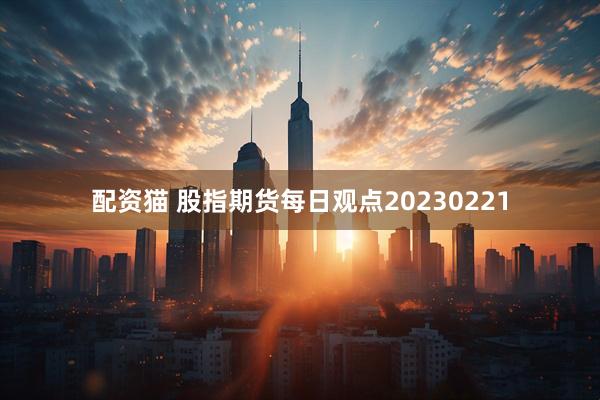 配资猫 股指期货每日观点20230221