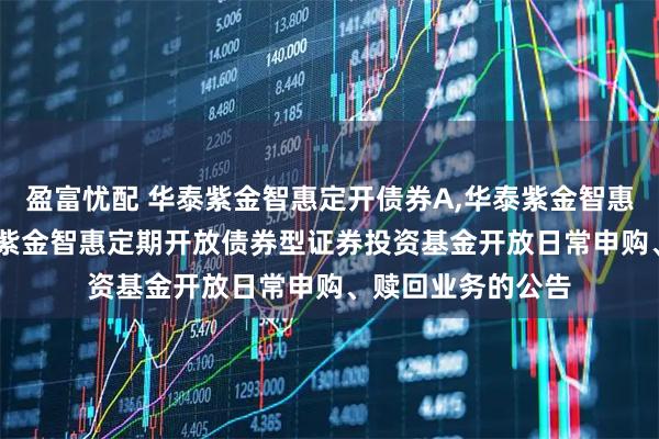 盈富忧配 华泰紫金智惠定开债券A,华泰紫金智惠定开债券C: 华泰紫金智惠定期开放债券型证券投资基金开放日常申购、赎回业务的公告