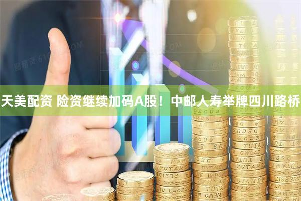 天美配资 险资继续加码A股！中邮人寿举牌四川路桥